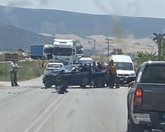 Τροχαίο με τραυματισμό έξω από τα Φάρσαλα